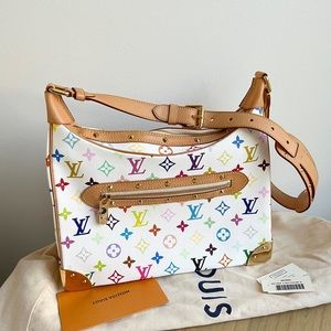 🌈LOUIS VUITTON🌈 MULTICOLOR BOULOGNE SHOULDER BAG